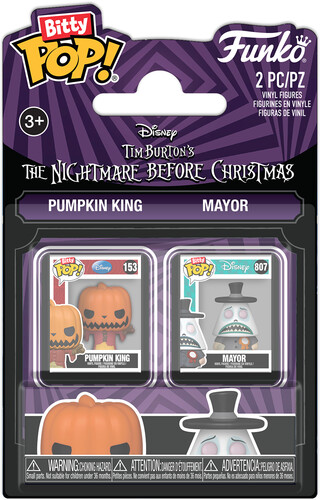 BITTY POP NBX 2 PACK PUMPACKIN JACK & MAYOR