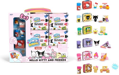 LUNCH BOX BUDDIES HELLO KITTY BLIND BOX DISPLAY