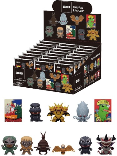 GODZILLA 3D FOAM BAG CLIP S7 24CT PDQ