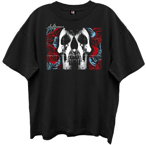 DEFTONES SKULL & ROSES TSHIRT GIANT VINTAGE BLK SM