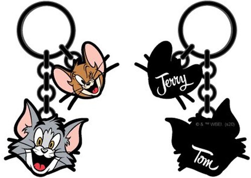 TOM & JERRY MULTI-CHARACTER KEYCHAIN|alliance entertainment