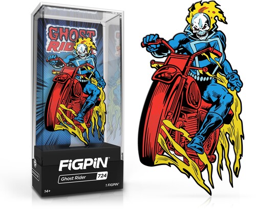 Figpin Marvel Classic Comics Ghost Rider #724 - FiGPiN Marvel Classic Comics Ghost Rider #724