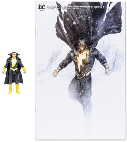3 FIG W/  COMIC WV 1 - BLACK ADAM (ENDLESS WINTER)