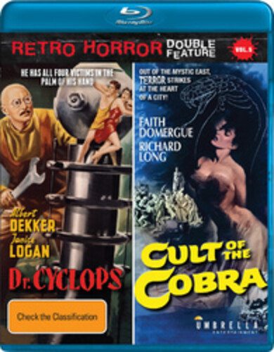 Dr. Cyclops /  Cult of the Cobra (Retro Horror Double Feature Volume 5) [Import]