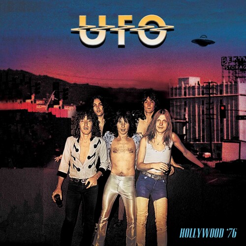 UFO - Hollywood '76 - Blue/Red Splatter (Blue) [Colored Vinyl]