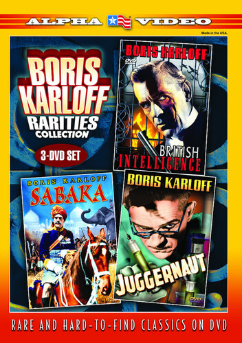 Boris Karloff Rarities Collection - Juggernaut/ British Intelligence/ Sabaka