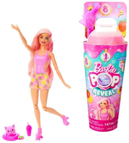 BARBIE POP REVEAL FRUIT BARBIE STRAWBERRY LEMONADE