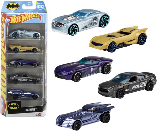 Hot Wheels 1:64 Batman 5-Pack (DC)
