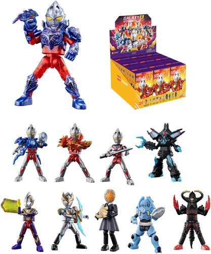 Blokees - Ultraman - Galaxy Version - Wv13: Unleash Your Imagination 9ct Model Kit Display