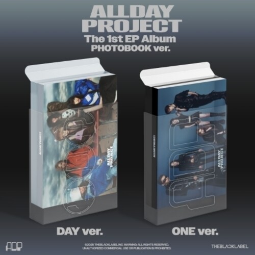 Allday Project - Photobook Version - Random Cover - incl. Photobook, 2 Photocards, Group Photocard, Fragrance Card, Sticker + Folded Poster