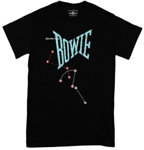 DAVID BOWIE LET'S DANCE T-SHIRT BLACK LARGE
