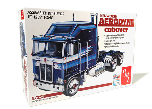 AMT Kenworth Aerodyne Cabover 1/25 Scale Model Kit