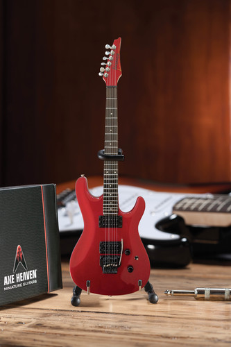 Joe Satriani Signature Candy Apple Red 10 Inch Miniature Guitar Replica