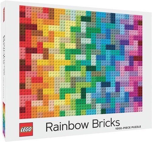 LEGO RAINBOW BRICKS 1000 PIECE PUZZLE