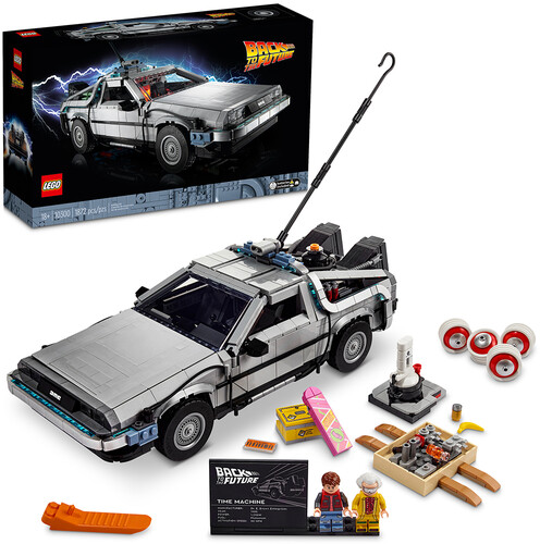 LEGO ICONS BACK TO THE FUTURE TIME MACHINE