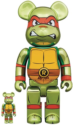TMNT RAPHAEL CHROME 100% & 400% BEA 2PK