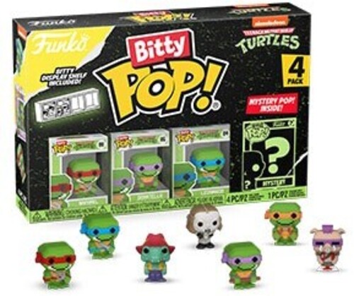 FUNKO Bitty POP!: Teenage Mutant Ninja Turtles - 8-Bit 4-Pack (TMNT)