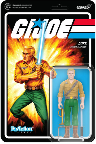 G.I. JOE REACTION WAVE 5 - DUKE (COMBAT GLADIATOR)