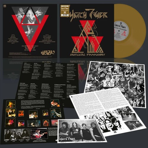 Watchtower - Energetic Disassembly - Golden vinyl record cover