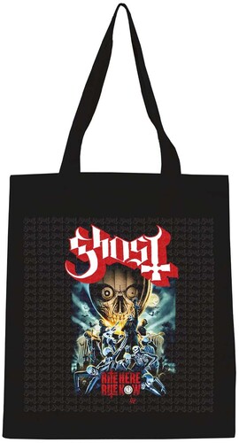 ROCKSAX GHOST MAGAZINES TOTE BAG BLACK