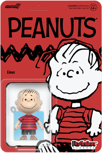 Peanuts Reaction Figures Wave 08 - Linus - Super7 - Peanuts - ReAction Figures Wv8 - Linus vinyl record cover