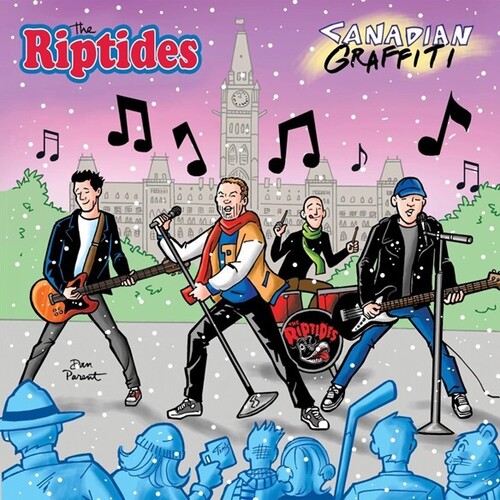 Riptides - Canadian Graffiti (Uk) vinyl record cover