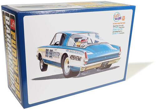 AMT 1966 Plymouth Barracuda Funny Car Hemi Hustler 1/25 Scale Model Kit