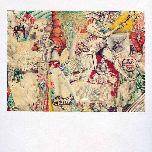 Honeybee Table At The Butterfly Feast - Mustard Yellow