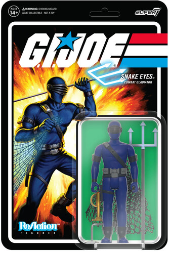 G.I. JOE WAVE 5 - SNAKE EYES (COMBAT GLADIATOR)