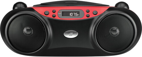 GPX BC232R SPORTY CLASSIC BMBX CD RADIO RED/ BLK