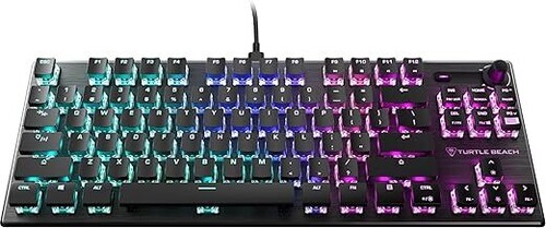 PC Accessory:  Keyboard - Turtle Beach Vulcan TKL AIMO Linear Mechanical Titan Gaming Keyboard - Black