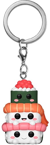 KEYCHAIN FOODS SUSHI TRIO