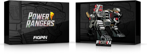 FiGPiN - Power Rangers - White Tigerzord XL  - 6 Inch Enamel Pin in Premium Collector Package  (X67)