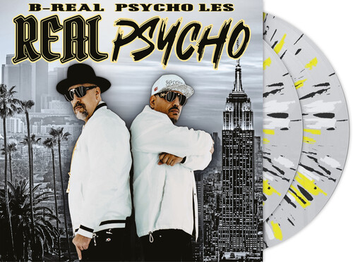 Real Psycho - Deluxe Limited Edition - Clear with Black, Yellow & White Splatter Vinyl Gatefold Cover