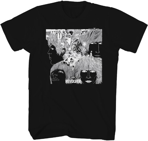 BEATLES REVOLVER TSHIRT SHRT SLV SM BLK 2061103803
