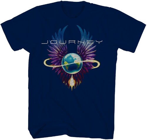 Journey - Infinity Wings T-Shirt - Medium Blue TS0003JORA2