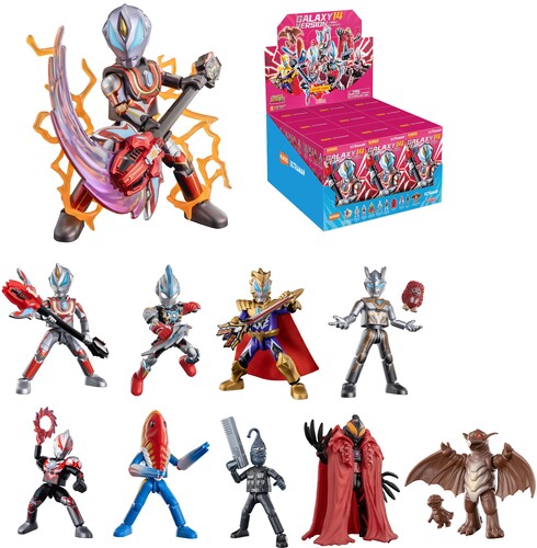 Blokees - Ultraman - Galaxy Version - Wv14: Connect The Wishes 9ct Model Kit Display