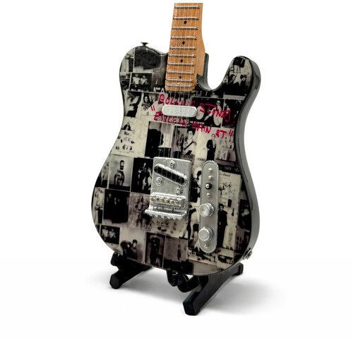 The Mini Axe - Rolling Stones - Exhile on Main Street Mini Guitar Replica Collectible