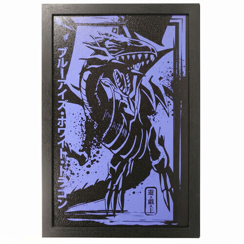 YU-GI-OH - BLUEEYES WHITE DRAG 11X17 FRAMED GEL C