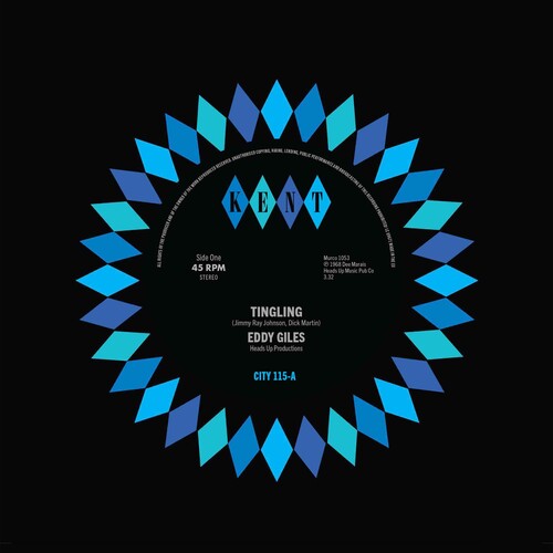 Eddy Giles - Tingling / Pins & Needles (Uk) vinyl record cover