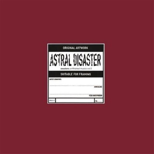Coil - Astral Disaster Sessions Un/Finished Musics Vol. 2 vinyl record cover