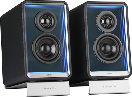 Edifier QR65 Bluetooth Hi-Res Audio Active Monitors 2.0 Speaker System 2.0 70 Watts (Black)