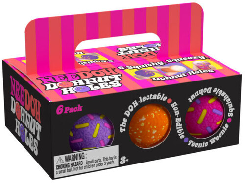 NEEDOH TEENIE DONUT HOLES 6 TEENIE HOLES DHTND