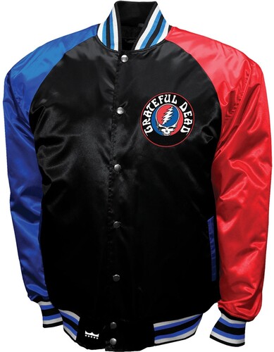 GRATEFUL DEAD ROCK SATIN JK MED BLK M2445GFDA2