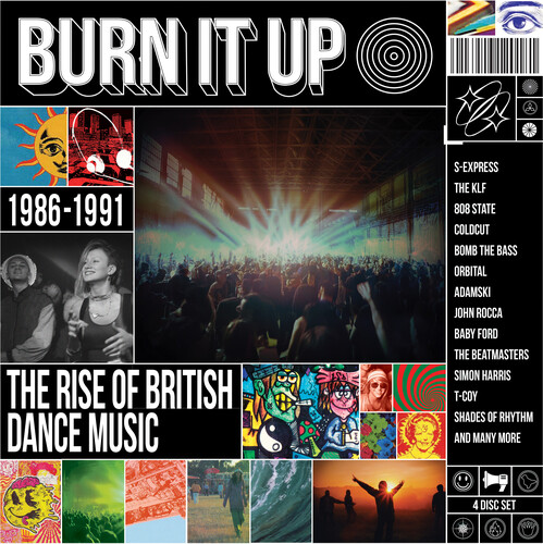 Burn It Up: Rise Of British Dance Music 1986-1991 - Burn It Up: Rise Of British Dance Music 1986-1991 vinyl record cover