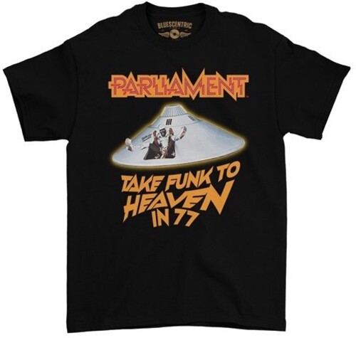 PARLIAMENT TAKE FUNK HEAVEN 77 T-SHIRT BLACK SMALL