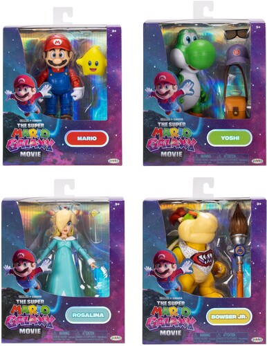 Super Mario Galaxy Movie - 5" Figure with Accessory 6ct Wave 1 Assortment