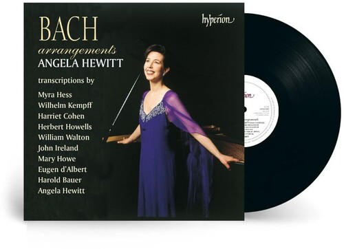 Angela Hewitt - Bach Arragements (Blk) (Uk) vinyl record cover