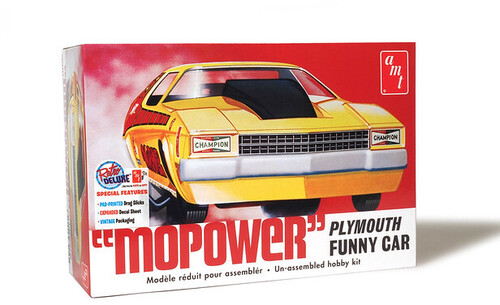 AMT Mopower Plymouth Funny Car 1/25 Scale Model Kit