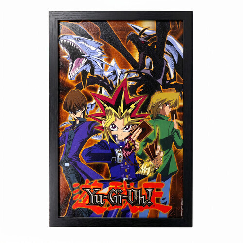 YU-GI-OH - S2 COLLAGE 11X17 FRAMED GEL COAT